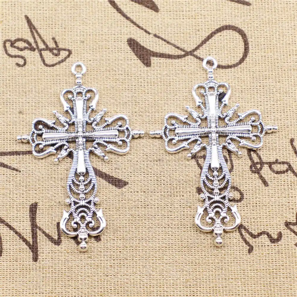 2 шт., подвеска в виде креста, 64 х43 мм
2 шт., подвеска в виде креста, 64 х43 мм