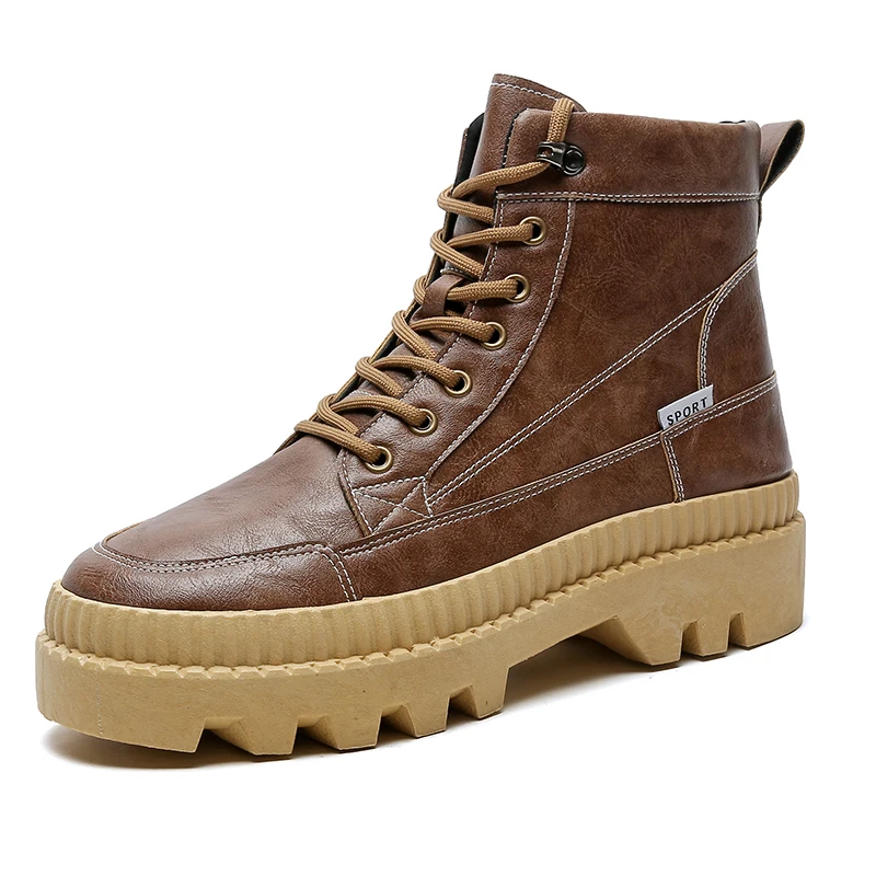Winter Autumn Black Height Increased Ankle Boots Men Dress Oxfords Sneakers Leather Casual Men's Western Shoes Desert Boots 2022
Winter Autumn Black Height Increased Ankle Boots Men Dress Oxfords Sneakers Leather Casual Men's Western Shoes Desert Boots 2022