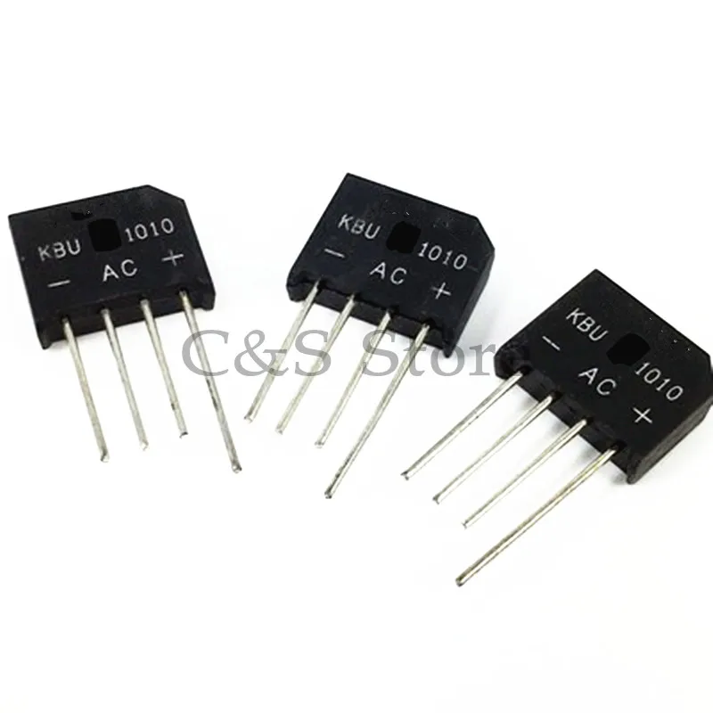 

5PCS KBU1010 KBU-1010 10A 1000V diode bridge rectifier KBU1510 KBU808 KBU810 KBU606 KBU608 KBU610 KBU806 KBU2510 KBU1510 KBU3510