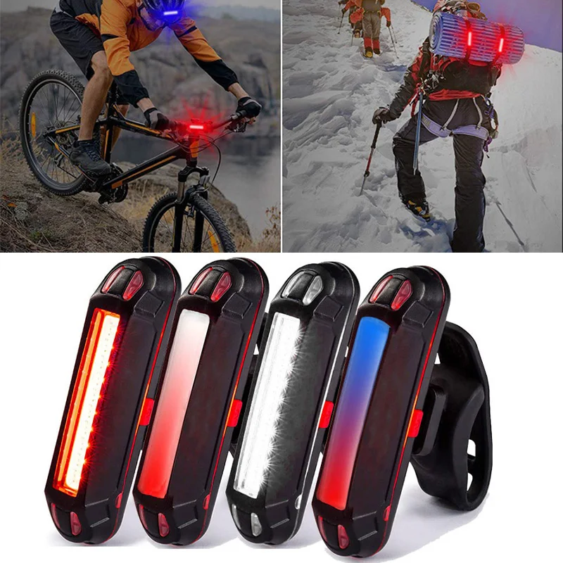 Bicycle Tail Light Waterproof Rear Safety Warning Lamp USB Rechargeable Night Cycling Accessories Flashing Light Bike Taillight
Bicycle Tail Light Waterproof Rear Safety Warning Lamp USB Rechargeable Night Cycling Accessories Flashing Light Bike Taillight