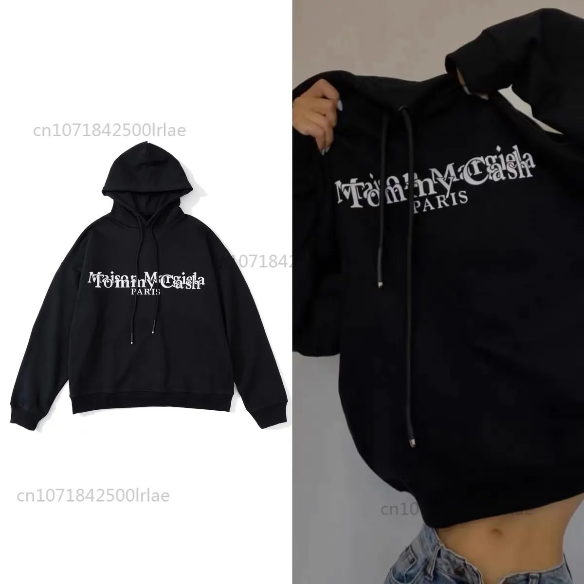Maison Margiela Sweatshirts Women Autumn New MM6 Women's Reflective Letter Oversized Joint Sweatshirt Harajuku Hoodie Pullover
Maison Margiela Sweatshirts Women Autumn New MM6 Women's Reflective Letter Oversized Joint Sweatshirt Harajuku Hoodie Pullover