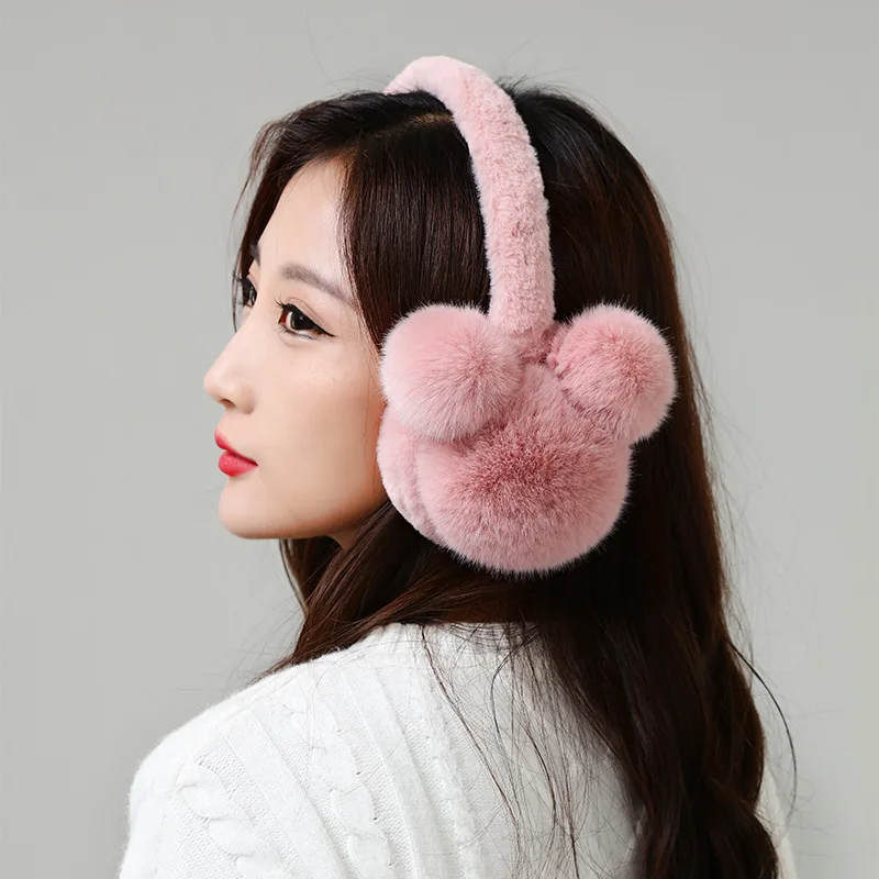 Plush Earmuffs Winter Women Super Warm Cartoon Decoration Fluffy Ball Solid Cute Thick Accessories
Plush Earmuffs Winter Women Super Warm Cartoon Decoration Fluffy Ball Solid Cute Thick Accessories