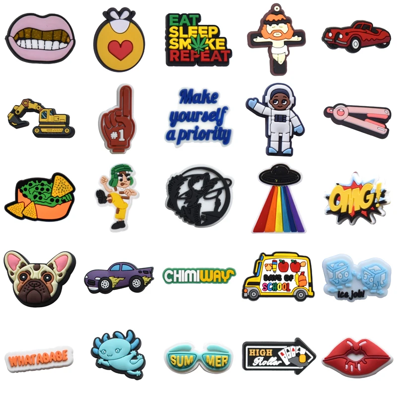 Shoe Charms Wholesale Bulk Kids Packs Women Charm Gifts Para Pins Boy Shoes Accessories Men Girl Decorations for Crocs Set Jeans
Shoe Charms Wholesale Bulk Kids Packs Women Charm Gifts Para Pins Boy Shoes Accessories Men Girl Decorations for Crocs Set Jeans