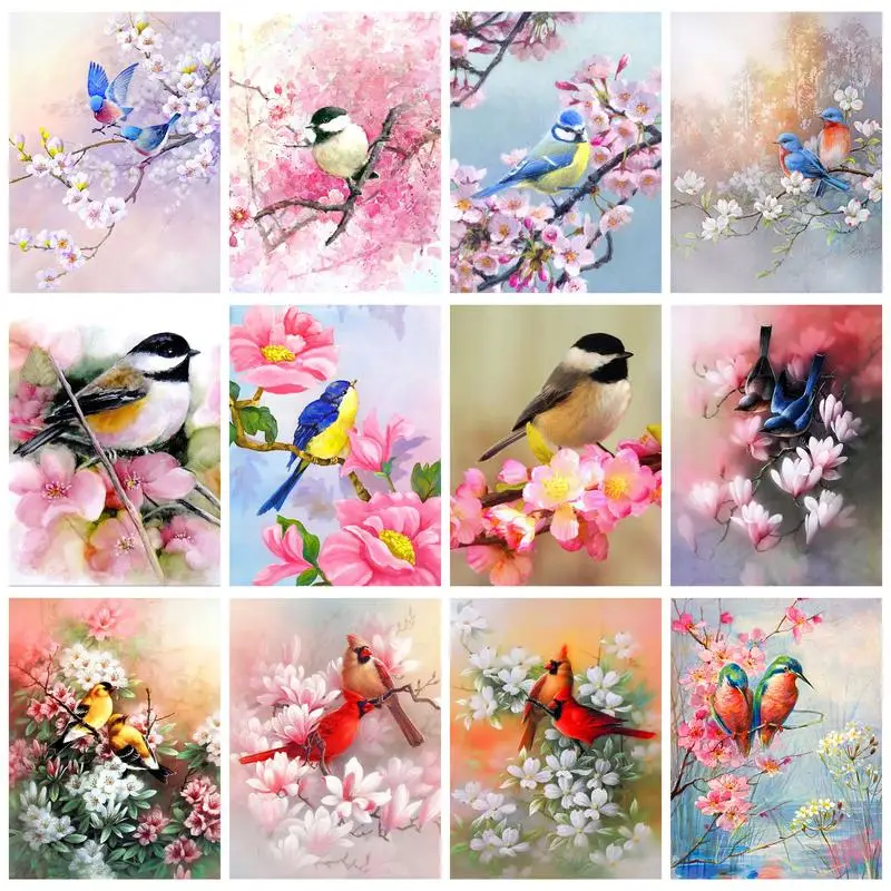 GATYZTORY Modern Painting By Numbers On Canvas Birds And Flowers Handmade Paintings On Number For Adults Wall Art Diy Gift
GATYZTORY Modern Painting By Numbers On Canvas Birds And Flowers Handmade Paintings On Number For Adults Wall Art Diy Gift