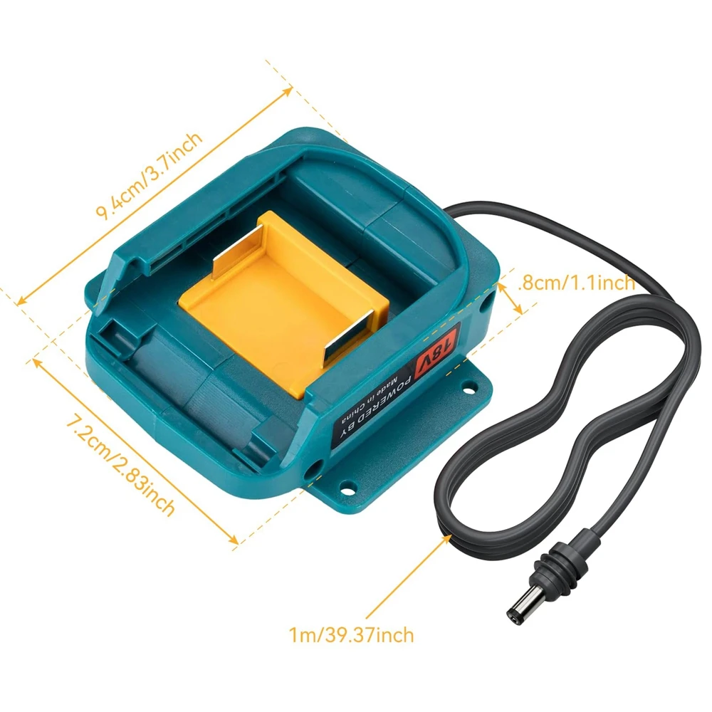 Адаптер питания постоянного тока для батарей Makita 18 В Plug and Play DIY
Адаптер питания постоянного тока для батарей Makita 18 В Plug and Play DIY