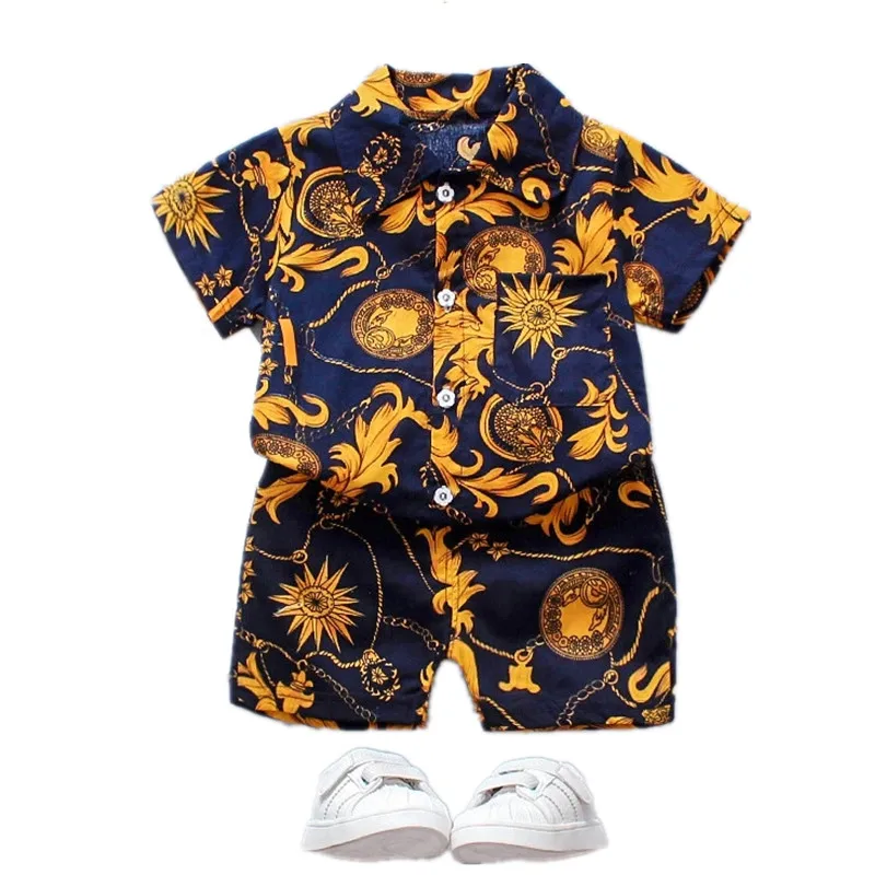 Boys Clothes Sets Summer Kids Fashion Shirts+Shorts 2pcs Tracksuits For Baby Boys Children Vacation Clothing Toddler Outfit 2022
Boys Clothes Sets Summer Kids Fashion Shirts+Shorts 2pcs Tracksuits For Baby Boys Children Vacation Clothing Toddler Outfit 2022