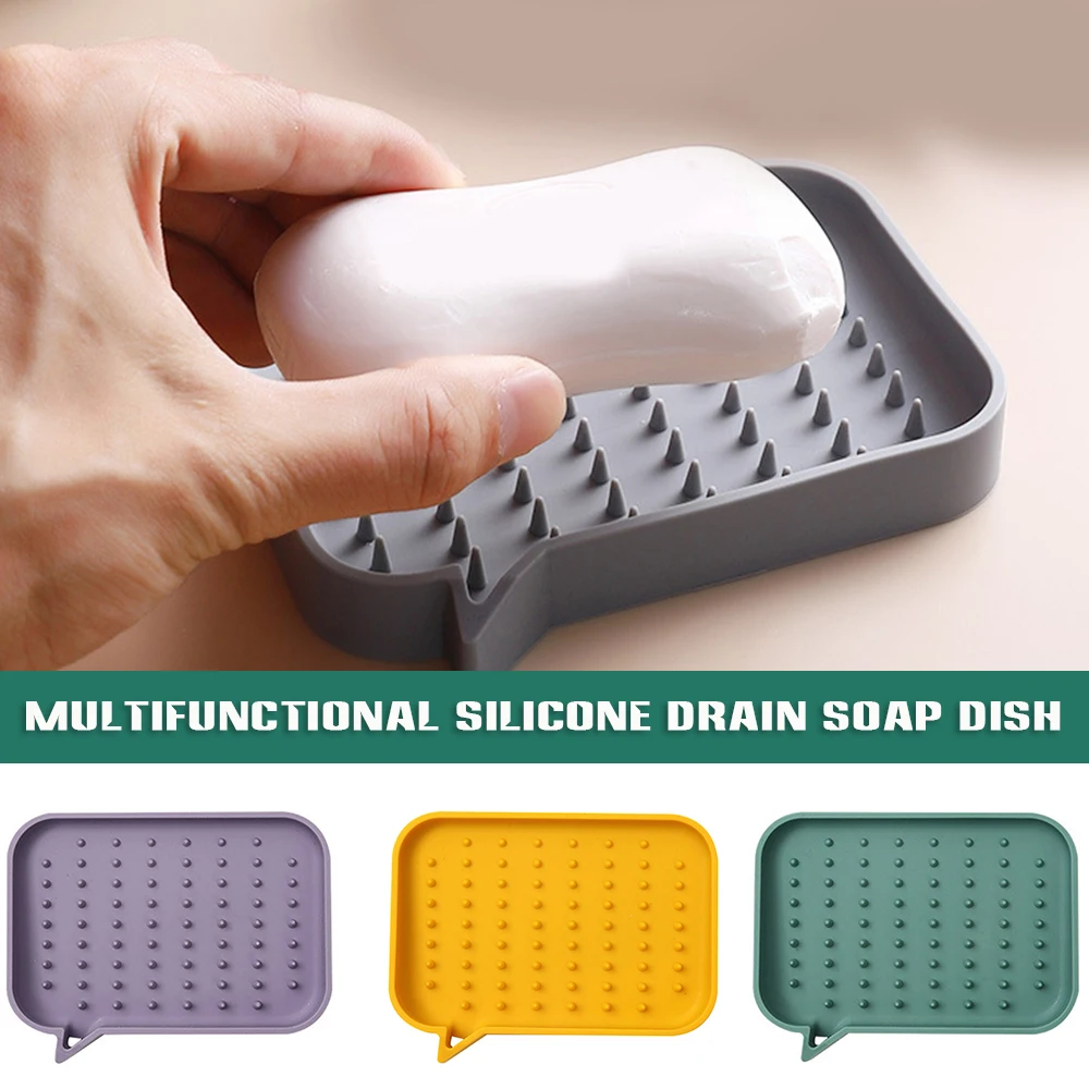 Self Draining Soap Dishes Non-Slip Easy to Clean Flexible Silicone Soap Holder Innovative Sponge Holder EIG88
Self Draining Soap Dishes Non-Slip Easy to Clean Flexible Silicone Soap Holder Innovative Sponge Holder EIG88