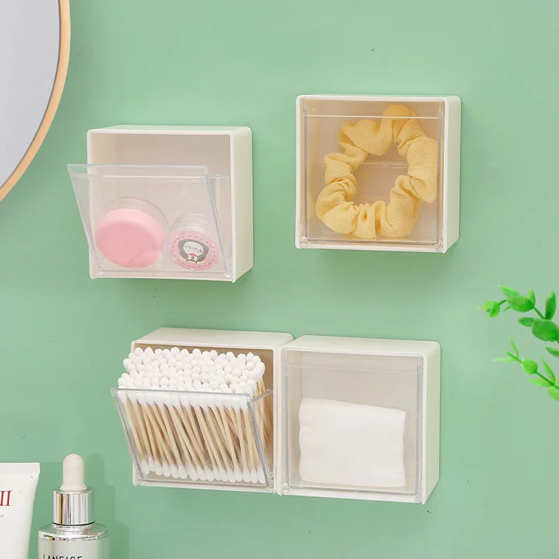 Multifunctional Organizer Punch-Free Wall Mounted Flip Storage Box Transparent Adhesive Small Object Storage Box Home Tool
Multifunctional Organizer Punch-Free Wall Mounted Flip Storage Box Transparent Adhesive Small Object Storage Box Home Tool