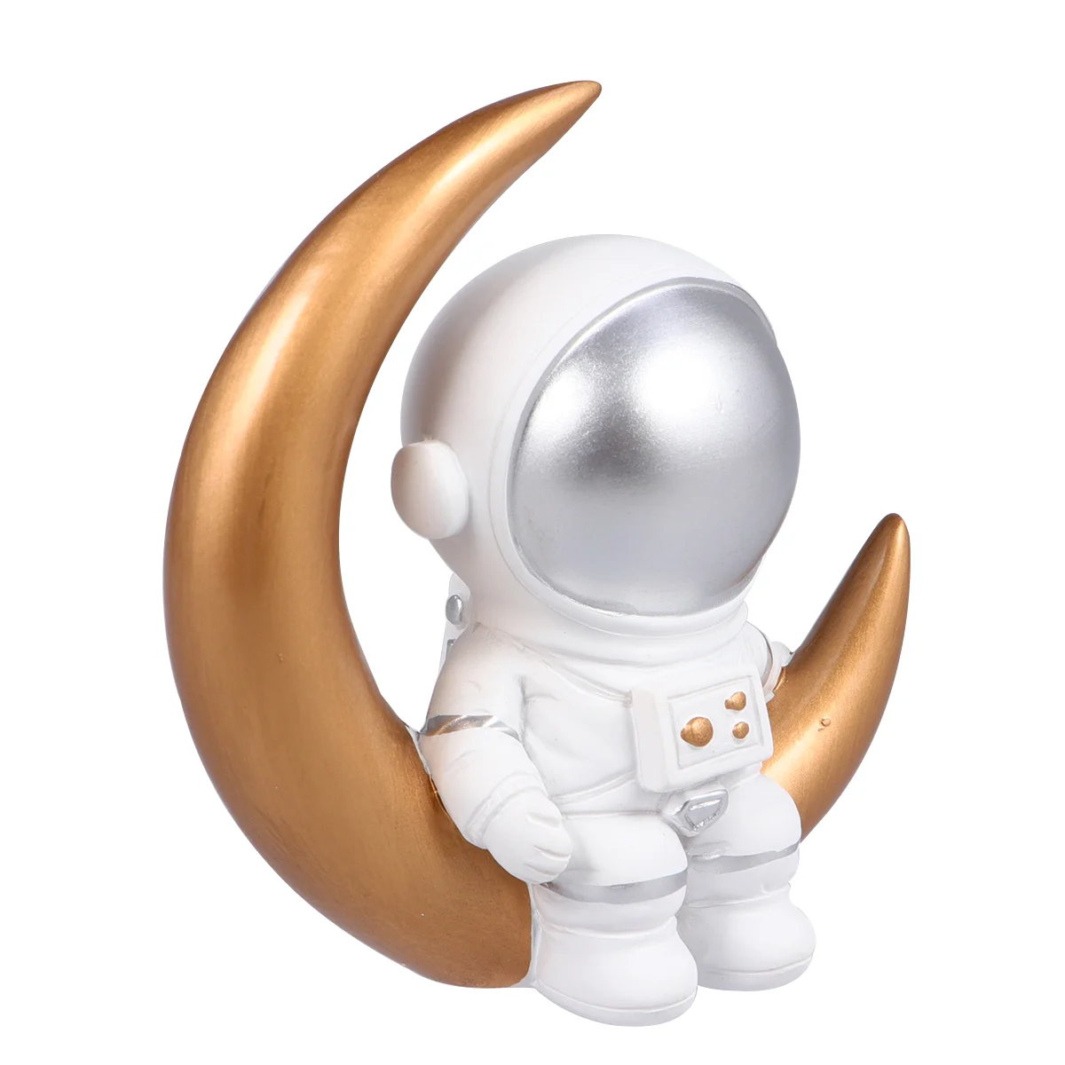 1pc Astronaut Figurines Resin Moon Spaceman Model Ornament Astronaut Statue Dessert Cake Decor Car Adornment
1pc Astronaut Figurines Resin Moon Spaceman Model Ornament Astronaut Statue Dessert Cake Decor Car Adornment