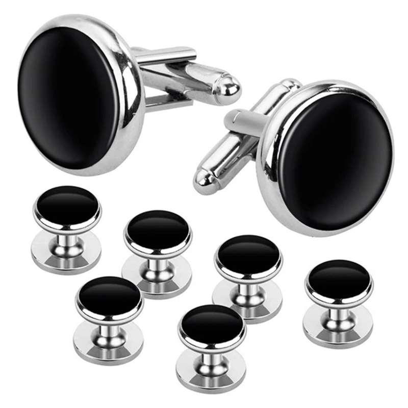 Cufflinks And Studs Set For Tuxedo Shirts Business Wedding 2 Cufflinks And 6 Studs
Cufflinks And Studs Set For Tuxedo Shirts Business Wedding 2 Cufflinks And 6 Studs