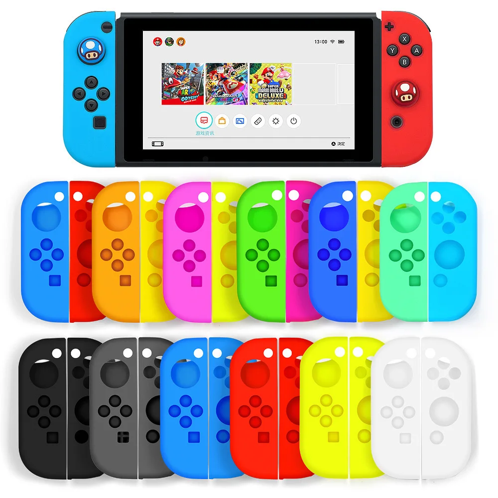 Soft Silicone Case For Nintendo Switch Controller Joy-con Cover Anti-Slip Replacement Shell Case For Nintend Switch accessories
Soft Silicone Case For Nintendo Switch Controller Joy-con Cover Anti-Slip Replacement Shell Case For Nintend Switch accessories