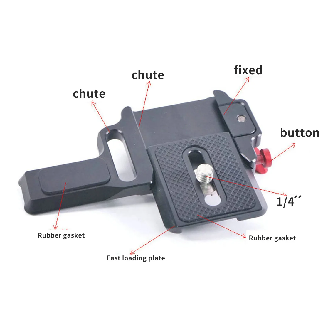 1/4" Thread Quick Release Plate for Zhiyun Crane M2 3-Axis Handheld Gimbal Stabilizer Zhiyun Accessories Aluminum Alloy Clamp
1/4" Thread Quick Release Plate for Zhiyun Crane M2 3-Axis Handheld Gimbal Stabilizer Zhiyun Accessories Aluminum Alloy Clamp