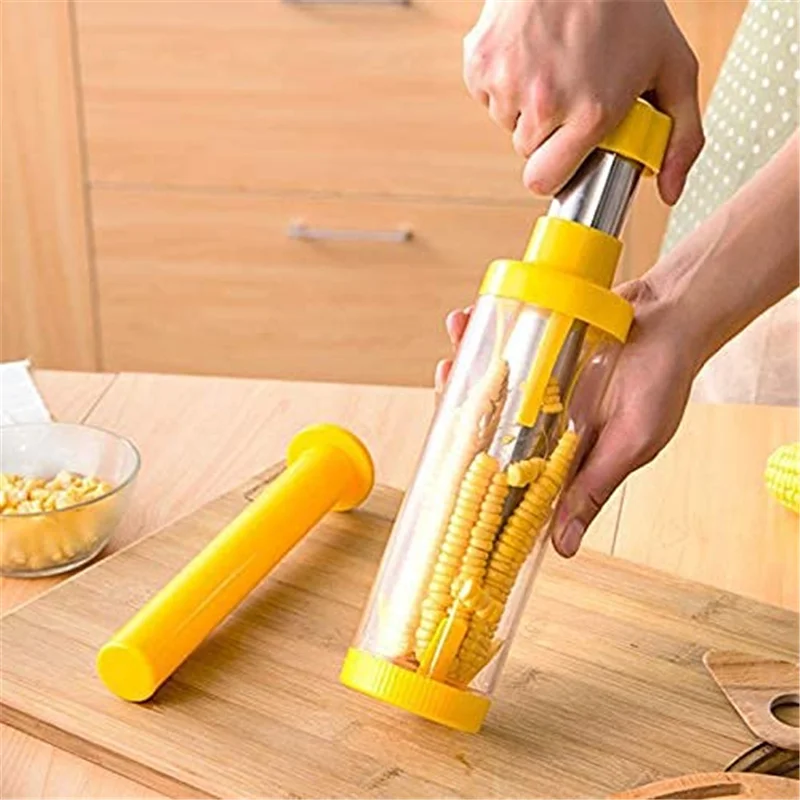 Corn Stripper Fruit Vegetable Tools Stainless Steel Corn Cob Remover Manual Corn Stripper Kitchen Gadgets Accessories
Corn Stripper Fruit Vegetable Tools Stainless Steel Corn Cob Remover Manual Corn Stripper Kitchen Gadgets Accessories