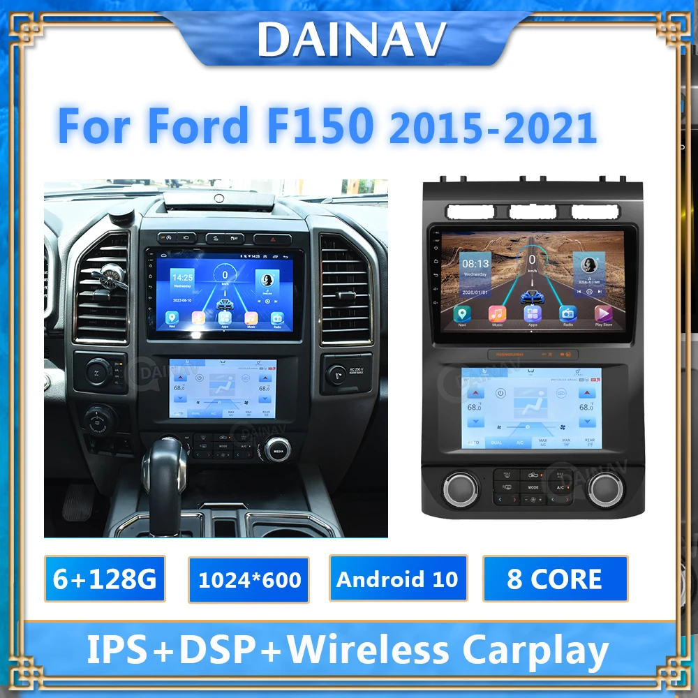 Автомобильный мультимедийный плеер с двумя экранами 6 + 128 ГБ Android 10 для Ford F150 2015-2021, автомобильная аудиосистема, стерео, gps-навигация, дисплей ...
Автомобильный мультимедийный плеер с двумя экранами 6 + 128 ГБ Android 10 для Ford F150 2015-2021, автомобильная аудиосистема, стерео, gps-навигация, дисплей ...
