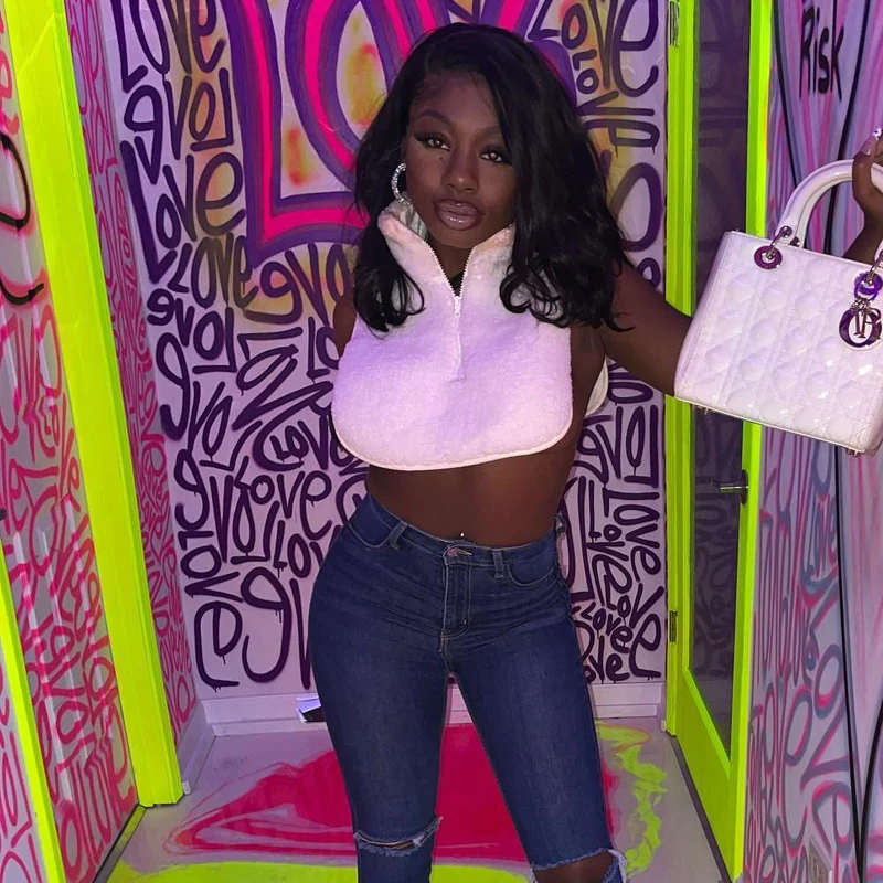 Пикантный женский жилет, Модный летний новый однотонный жилет для работы, уличные повседневные женские короткие топы
Пикантный женский жилет, Модный летний новый однотонный жилет для работы, уличные повседневные женские короткие топы