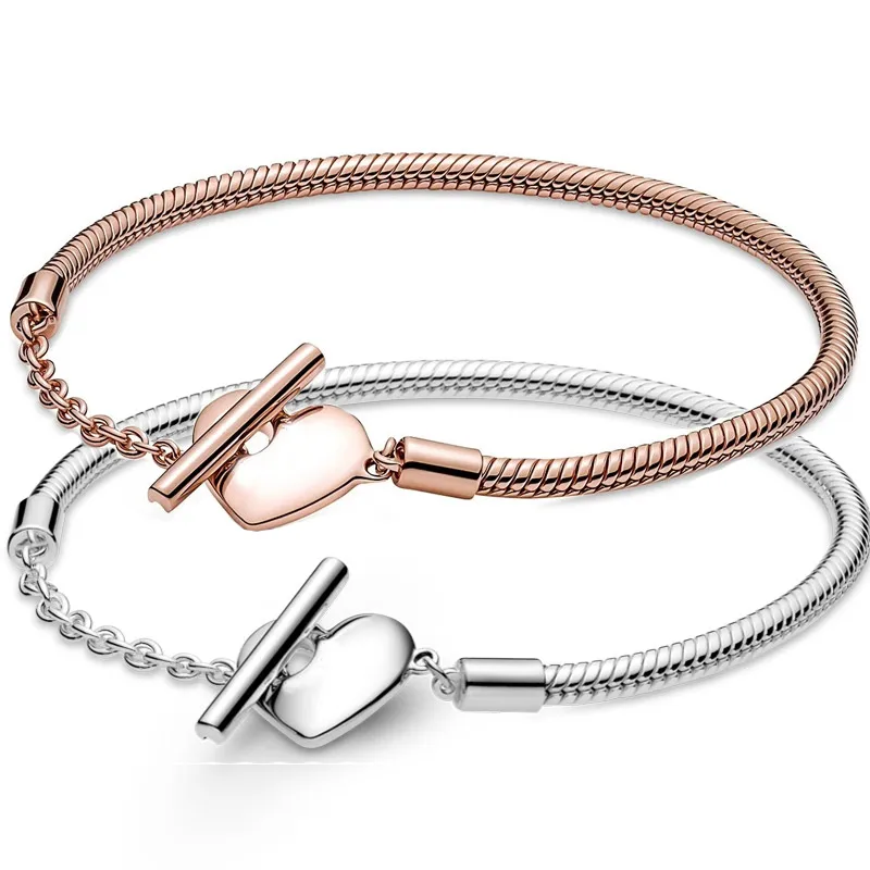 Браслет-цепочка «Змея» в виде сердца 
Браслет-цепочка «Змея» в виде сердца