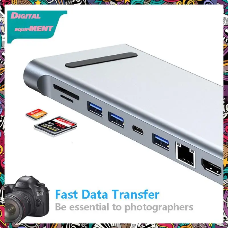 Rj45 Vga Usb 3.0 Type-c Docking Station Aluminum Alloy With Audio 3.5mm Type-c Hub Dual HDMI-compatible 4k Multiple Expander
Rj45 Vga Usb 3.0 Type-c Docking Station Aluminum Alloy With Audio 3.5mm Type-c Hub Dual HDMI-compatible 4k Multiple Expander