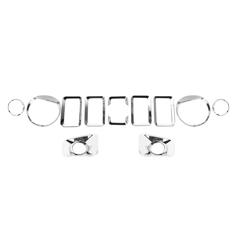 12Pcs Car Front Grille Headlight Turn Signal Trim Frame Front Fog Lamp Decorative Cover for Suzuki Jimny 2019 2020 2021
12Pcs Car Front Grille Headlight Turn Signal Trim Frame Front Fog Lamp Decorative Cover for Suzuki Jimny 2019 2020 2021