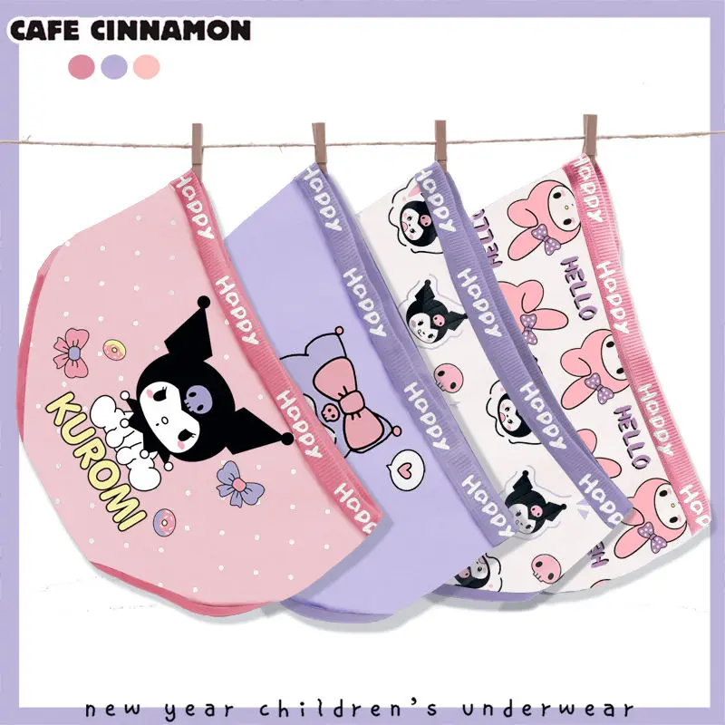 Sanrio Cinnamoroll Flat Corner Panties 4-Piece Hello Kittys Kuromi Cartoon Girl Anime Pure Cotton Four Season Wearable Lingerie
Sanrio Cinnamoroll Flat Corner Panties 4-Piece Hello Kittys Kuromi Cartoon Girl Anime Pure Cotton Four Season Wearable Lingerie