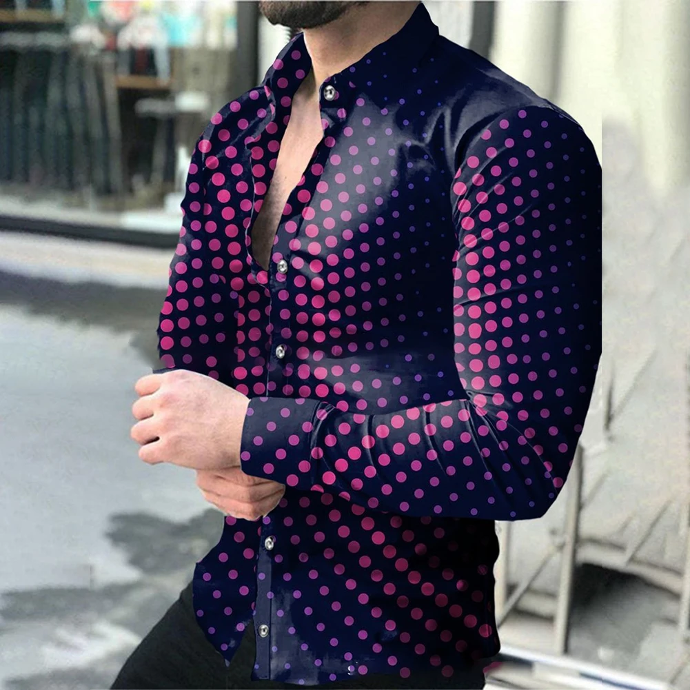 Tops Men Shirt Breathable Button Down Shirts Casual Comfortable Holiday Lapel Leightweight Long Sleeve Fashion
Tops Men Shirt Breathable Button Down Shirts Casual Comfortable Holiday Lapel Leightweight Long Sleeve Fashion