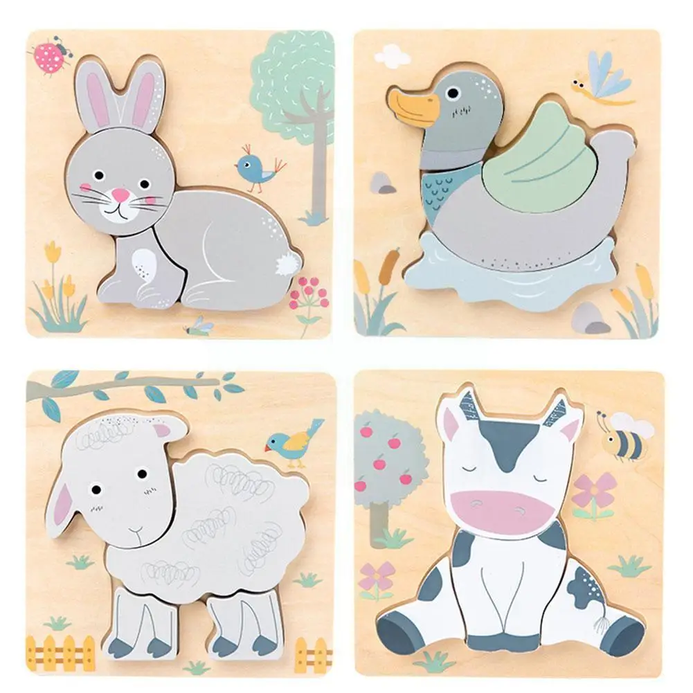 Wooden Cartoon Animals Puzzle Jigsaw Toys For Over 3 Years Kids Learning Intelligence Games New Children Early Educational E0j1
Wooden Cartoon Animals Puzzle Jigsaw Toys For Over 3 Years Kids Learning Intelligence Games New Children Early Educational E0j1
