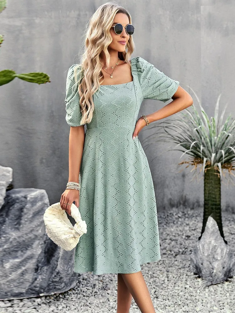 Summer Dress Women 2023 New Hollow Out Vintage Party Elegant Long Vestidos Mujer Casual Loose Pink Clothes Femme Robe Dresses
Summer Dress Women 2023 New Hollow Out Vintage Party Elegant Long Vestidos Mujer Casual Loose Pink Clothes Femme Robe Dresses