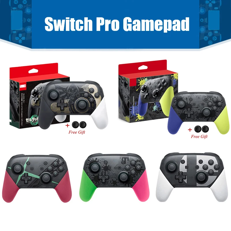 Wireless Bluetooth Gamepad For Nintend Switch Pro Controller Joystick For Switch Game Console With 6-Axis Handle 2023 NEW
Wireless Bluetooth Gamepad For Nintend Switch Pro Controller Joystick For Switch Game Console With 6-Axis Handle 2023 NEW