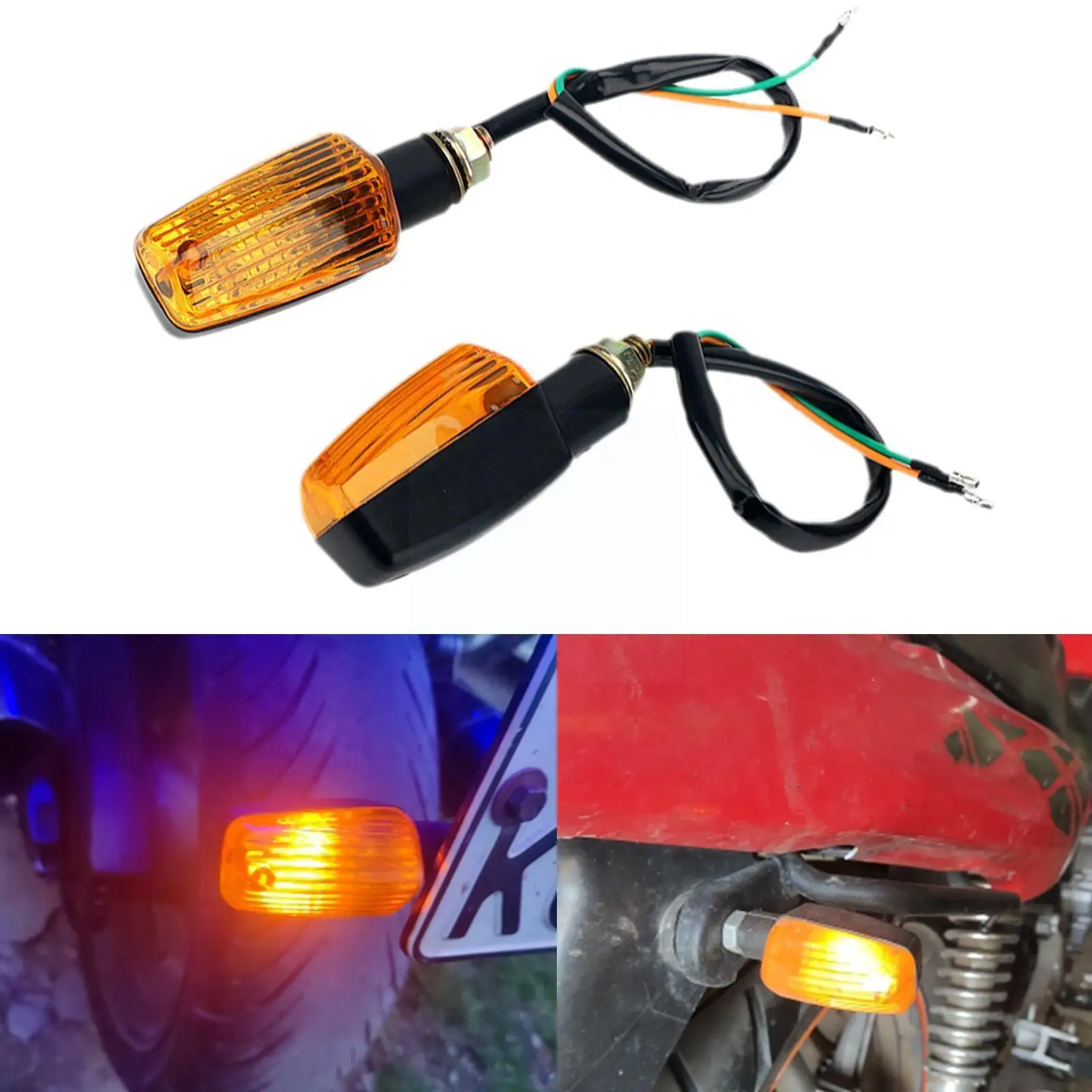 Motorcycle 12V Turn Signal Plastic Headlight 2pcs Universal Motorcycle Amber Led 12v Signal Turn Lens Dc Light Accessories T0B9
Motorcycle 12V Turn Signal Plastic Headlight 2pcs Universal Motorcycle Amber Led 12v Signal Turn Lens Dc Light Accessories T0B9