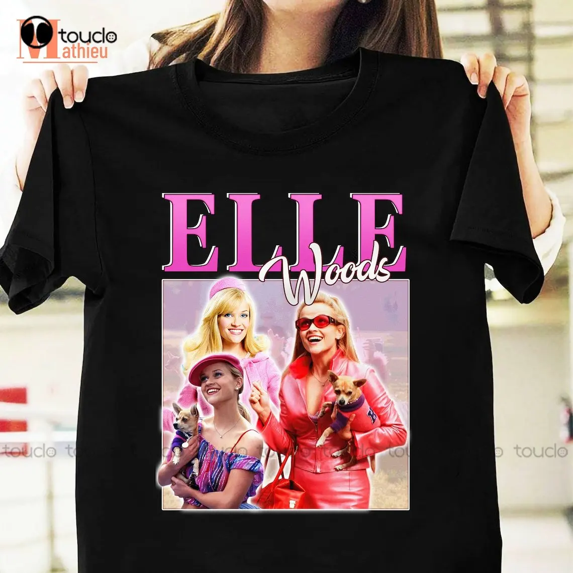 

Elle Woods T-Shirt Legally Blonde Movie Shirt Legally Blonde Novel Shirt Funny Art Streetwear Cartoon Tee Custom Gift