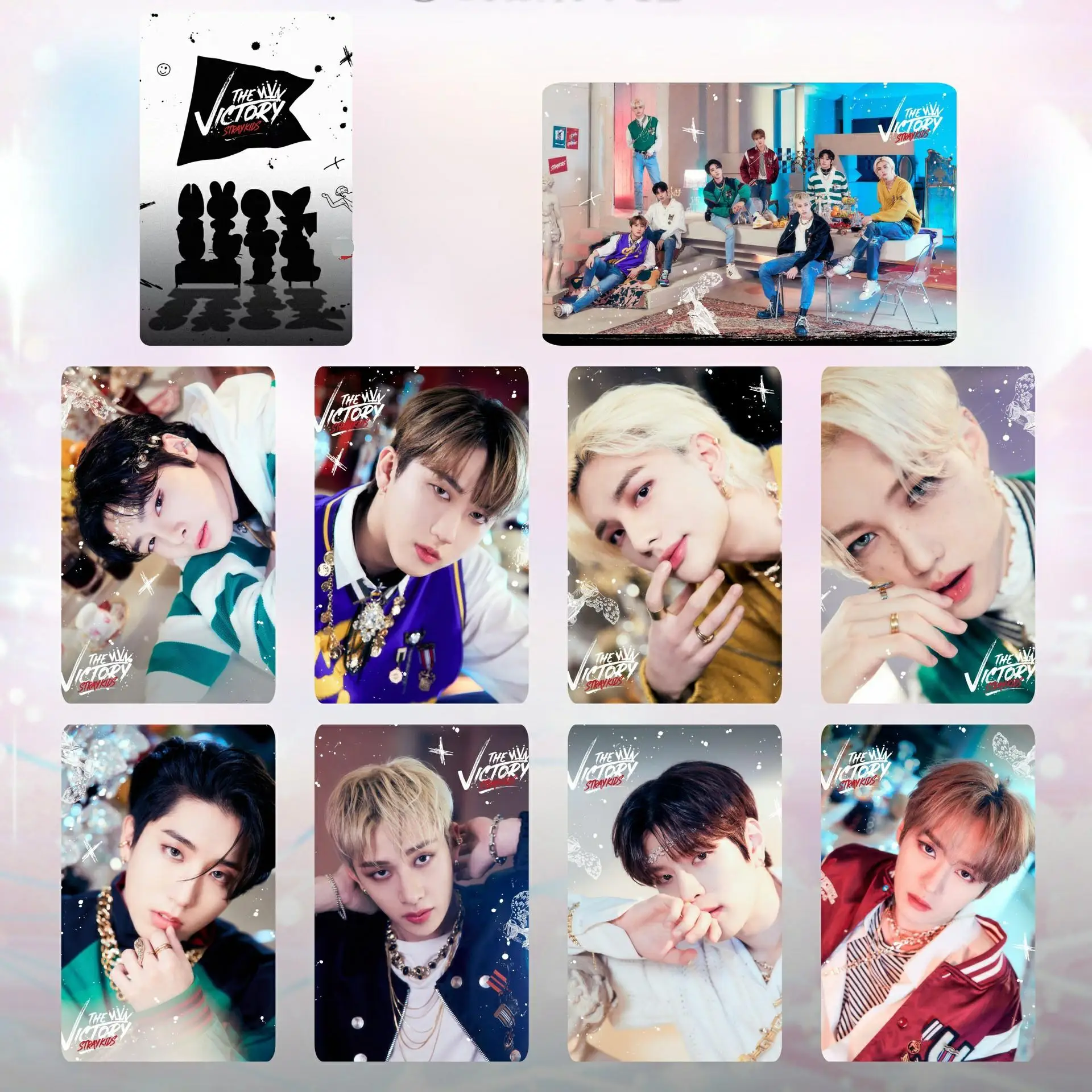 KPOP straykids THE VICTORY Collection Cards Star Cards LOMO Cards High Quality Photo Cards Posters Fan Birthday Gifts HYUNJIN 
KPOP straykids THE VICTORY Collection Cards Star Cards LOMO Cards High Quality Photo Cards Posters Fan Birthday Gifts HYUNJIN