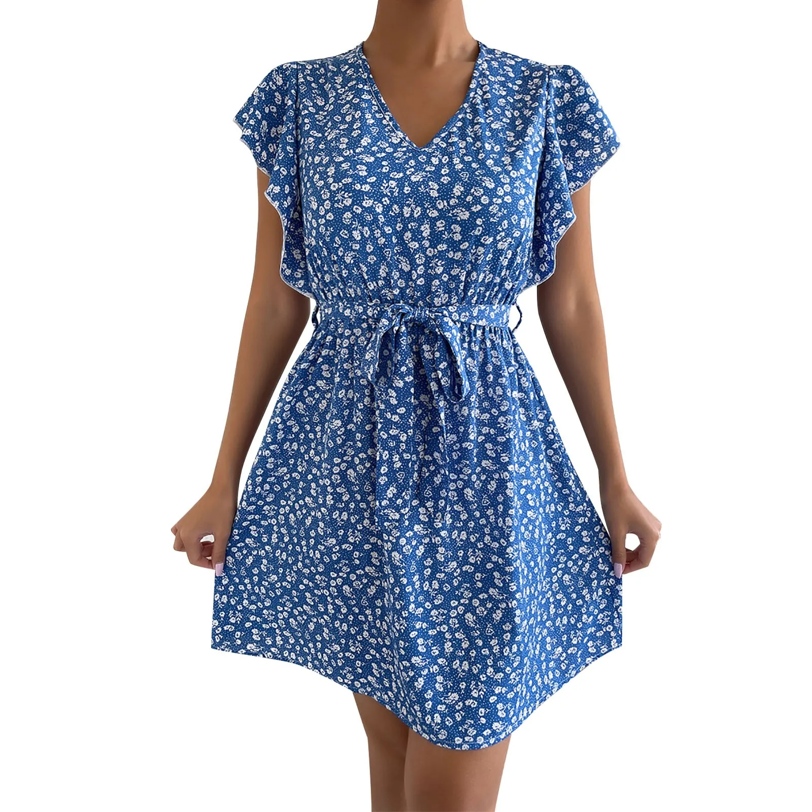 Women's Summer Casual Dresses Beach Strapless Print Swing Sundress Dress Ruffle
Women's Summer Casual Dresses Beach Strapless Print Swing Sundress Dress Ruffle
