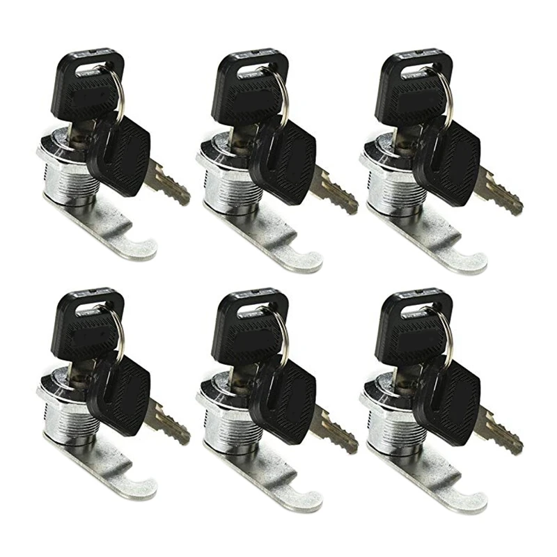 Mailbox Lock, 6 Pack Cam Lock For Cabinet Letter Box Locker Drawer Door Cupboard With 12 Keys 16Mm
Mailbox Lock, 6 Pack Cam Lock For Cabinet Letter Box Locker Drawer Door Cupboard With 12 Keys 16Mm