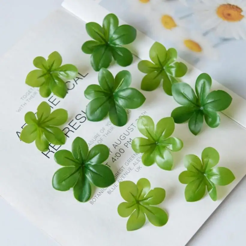 50Pcs Plum Leaves Green Artificial Plant Diy Handwork Wreath Scrapbooking Bride Accessories for Christmas Home Wedding Decortion 
50Pcs Plum Leaves Green Artificial Plant Diy Handwork Wreath Scrapbooking Bride Accessories for Christmas Home Wedding Decortion