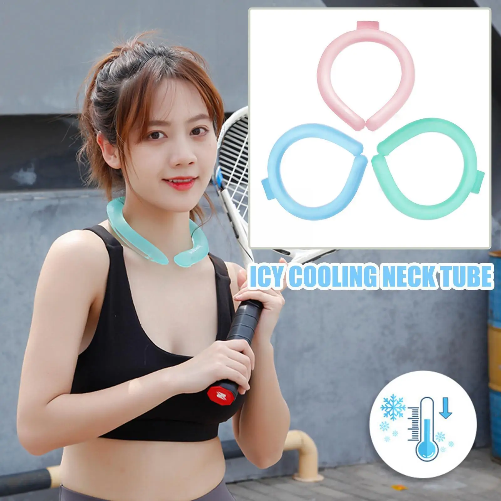 New Neck Cooling Tube Wearable Cooling Neck Wraps Hands Cold Ice Pack Products Cooler Free Cooling Reusable Neck Summer Gel J3M0
New Neck Cooling Tube Wearable Cooling Neck Wraps Hands Cold Ice Pack Products Cooler Free Cooling Reusable Neck Summer Gel J3M0