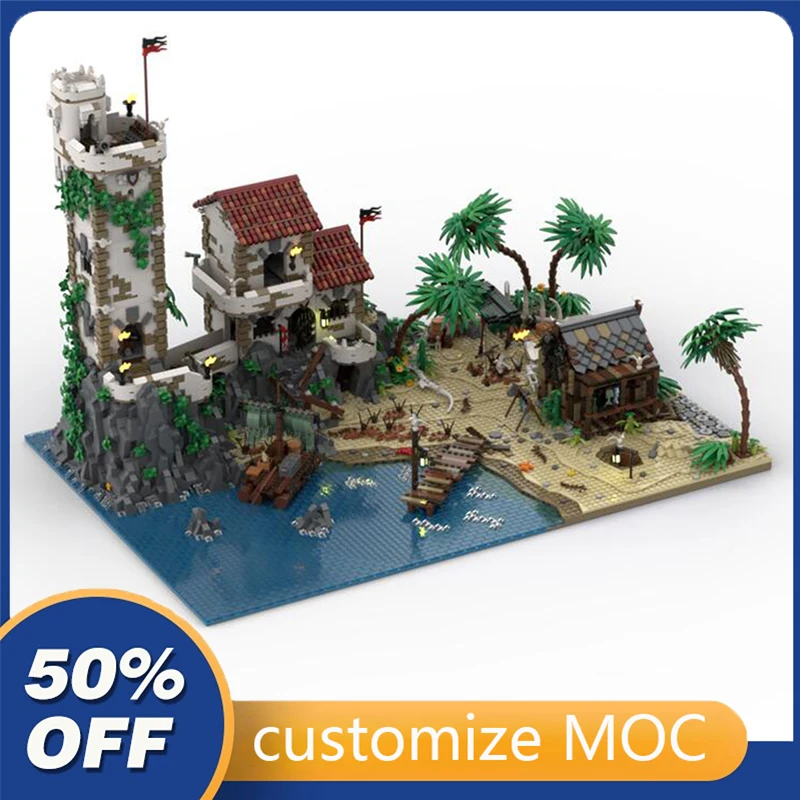 8047PCS Customized MOC Pirates Port Sauvage: The Cursed Beach Model Building Blocks Bricks Children birthday toys Christmas gift
8047PCS Customized MOC Pirates Port Sauvage: The Cursed Beach Model Building Blocks Bricks Children birthday toys Christmas gift