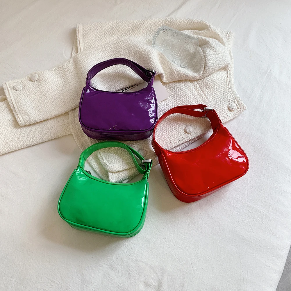 Women Top-handle Shoulder Bag PU Patent Leather Luxury Brand Designer Handbags Female Trend Exquisite Solid Color Zipper Pouch
Women Top-handle Shoulder Bag PU Patent Leather Luxury Brand Designer Handbags Female Trend Exquisite Solid Color Zipper Pouch