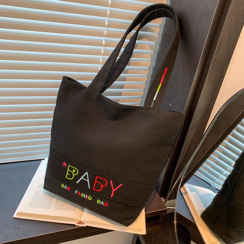 CGCBAG Casual Lage Capacity Women Canvas Shopper Shoulder Bag Simple Female Designer Tote Bag Fashion Commuting Ladies Handbags
CGCBAG Casual Lage Capacity Women Canvas Shopper Shoulder Bag Simple Female Designer Tote Bag Fashion Commuting Ladies Handbags