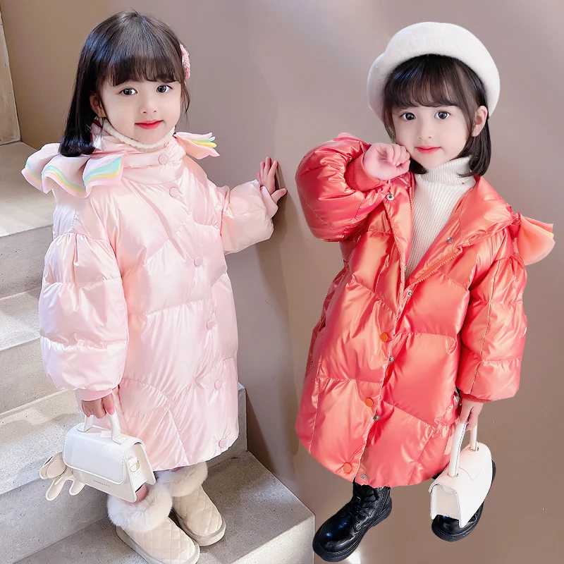 Autumn Winter Children Girls Padded Jacket Warm Cotton Fashion Baby Girl Coat Hooded Button Outerwear Birthday Gift Kids Clothes
Autumn Winter Children Girls Padded Jacket Warm Cotton Fashion Baby Girl Coat Hooded Button Outerwear Birthday Gift Kids Clothes