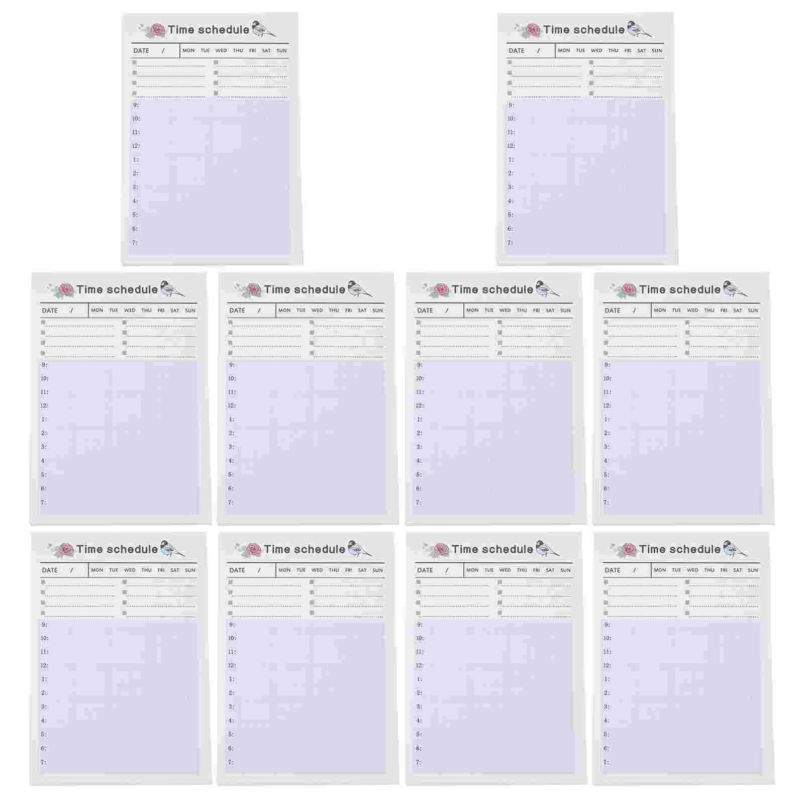 10 Pcs Pocket Notebook Planner Weekly Notepads Schedule Notebooks Paper Practical Students Toddler
10 Pcs Pocket Notebook Planner Weekly Notepads Schedule Notebooks Paper Practical Students Toddler