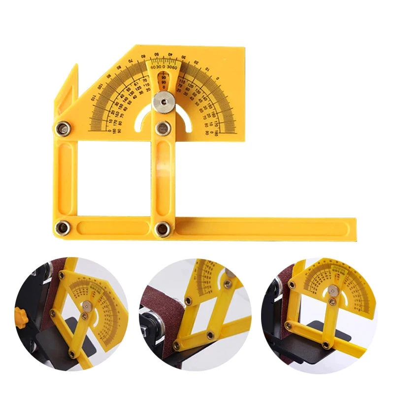 Protractor Angle Finder Precise Woodworking Measurement Tool 0° to 180° Outside Inside Angle Gauge Ruler Plastic Carpentry Tools
Protractor Angle Finder Precise Woodworking Measurement Tool 0° to 180° Outside Inside Angle Gauge Ruler Plastic Carpentry Tools