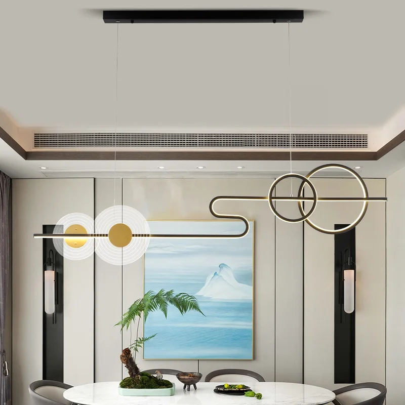 Simple Modern New Chinese Style Restaurant Pendant Lamps Strip Bar Tea Table Store Model Rooms Hanging Light For Living Room
Simple Modern New Chinese Style Restaurant Pendant Lamps Strip Bar Tea Table Store Model Rooms Hanging Light For Living Room