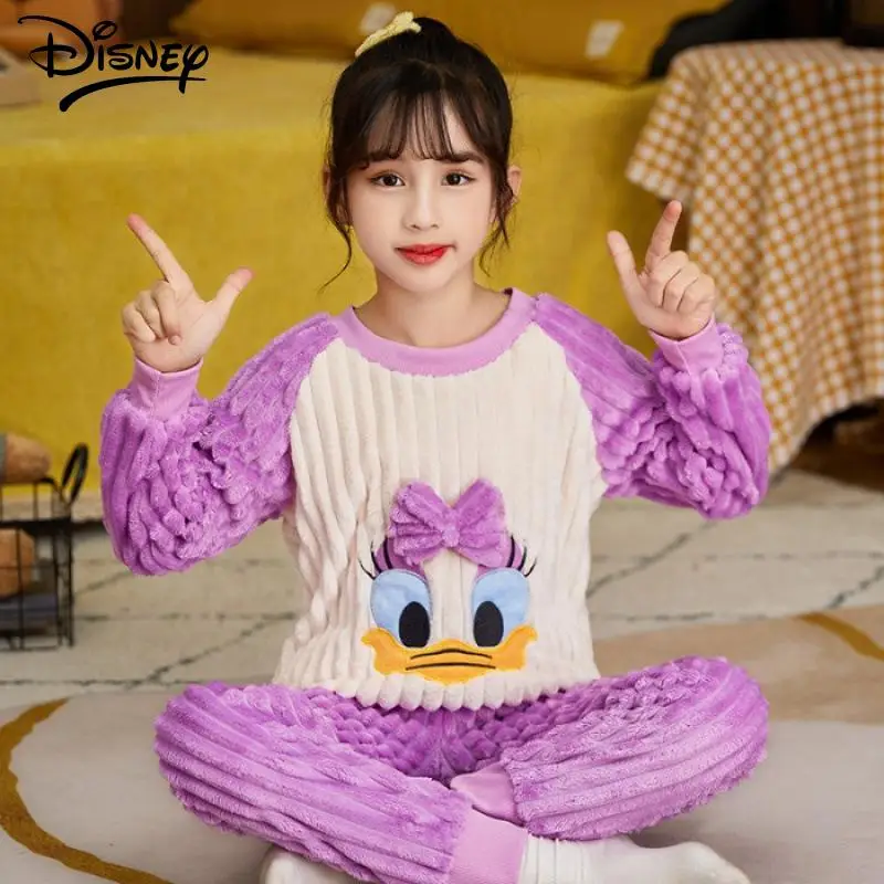 New Disney Minnie Mickey Winter Child Pajamas Kawaii Anime Daisy Plush Thickened Boys Girls Flannel Home Clothing Christmas Gift
New Disney Minnie Mickey Winter Child Pajamas Kawaii Anime Daisy Plush Thickened Boys Girls Flannel Home Clothing Christmas Gift