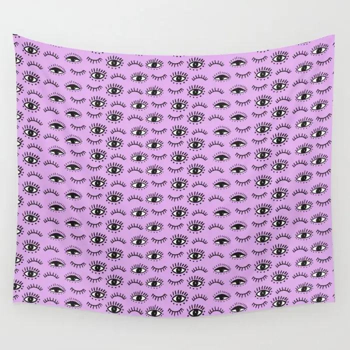 Hand Drawn Eyes Pattern Purple Tapestry Wall Hanging Hippie Tapestries Rugs Home Living Room Dorm Decoration Tablecloths Blanket
Hand Drawn Eyes Pattern Purple Tapestry Wall Hanging Hippie Tapestries Rugs Home Living Room Dorm Decoration Tablecloths Blanket