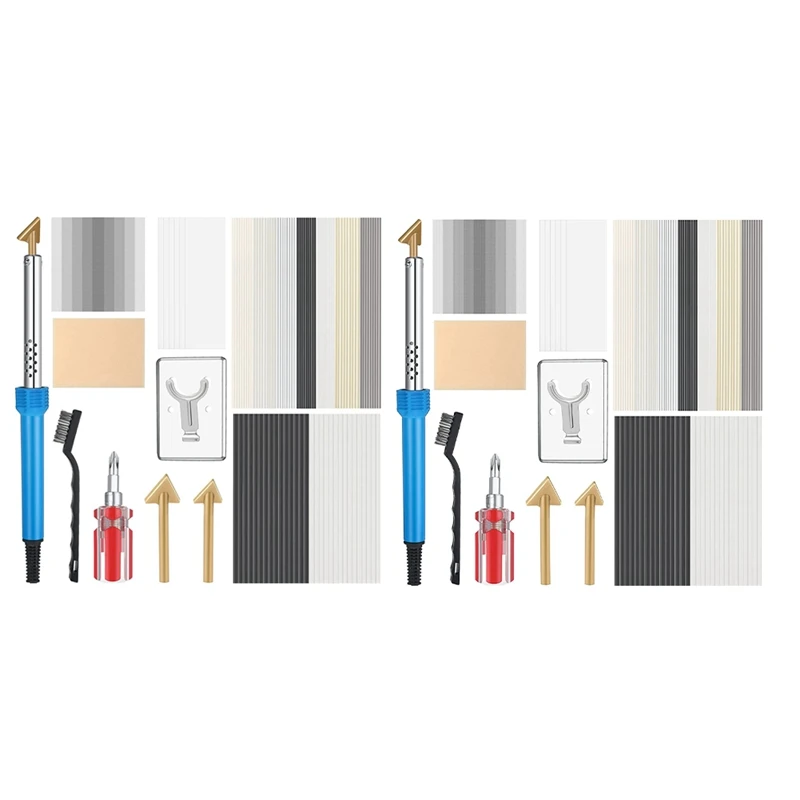 Plastic Welding Kit, Include 110V 80W Plastic Welder 96 Plastic Welding Rods 7 Types, For Bumper Kayak Repair
Plastic Welding Kit, Include 110V 80W Plastic Welder 96 Plastic Welding Rods 7 Types, For Bumper Kayak Repair