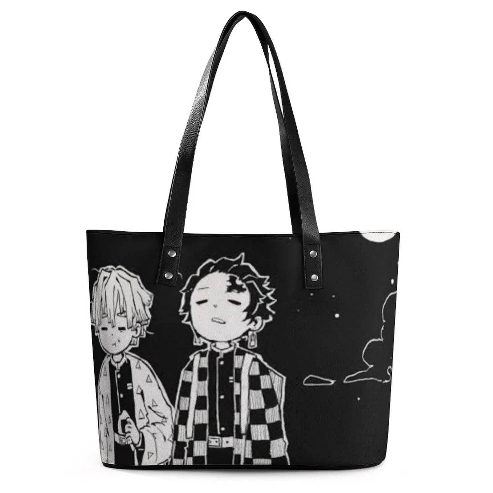 Сумки Zenitsu с изображением рассекающего демонов, карманная Сумка-тоут без Yaiba, модная женская школьная пляжная сумка с принтом 
Сумки Zenitsu с изображением рассекающего демонов, карманная Сумка-тоут без Yaiba, модная женская школьная пляжная сумка с принтом