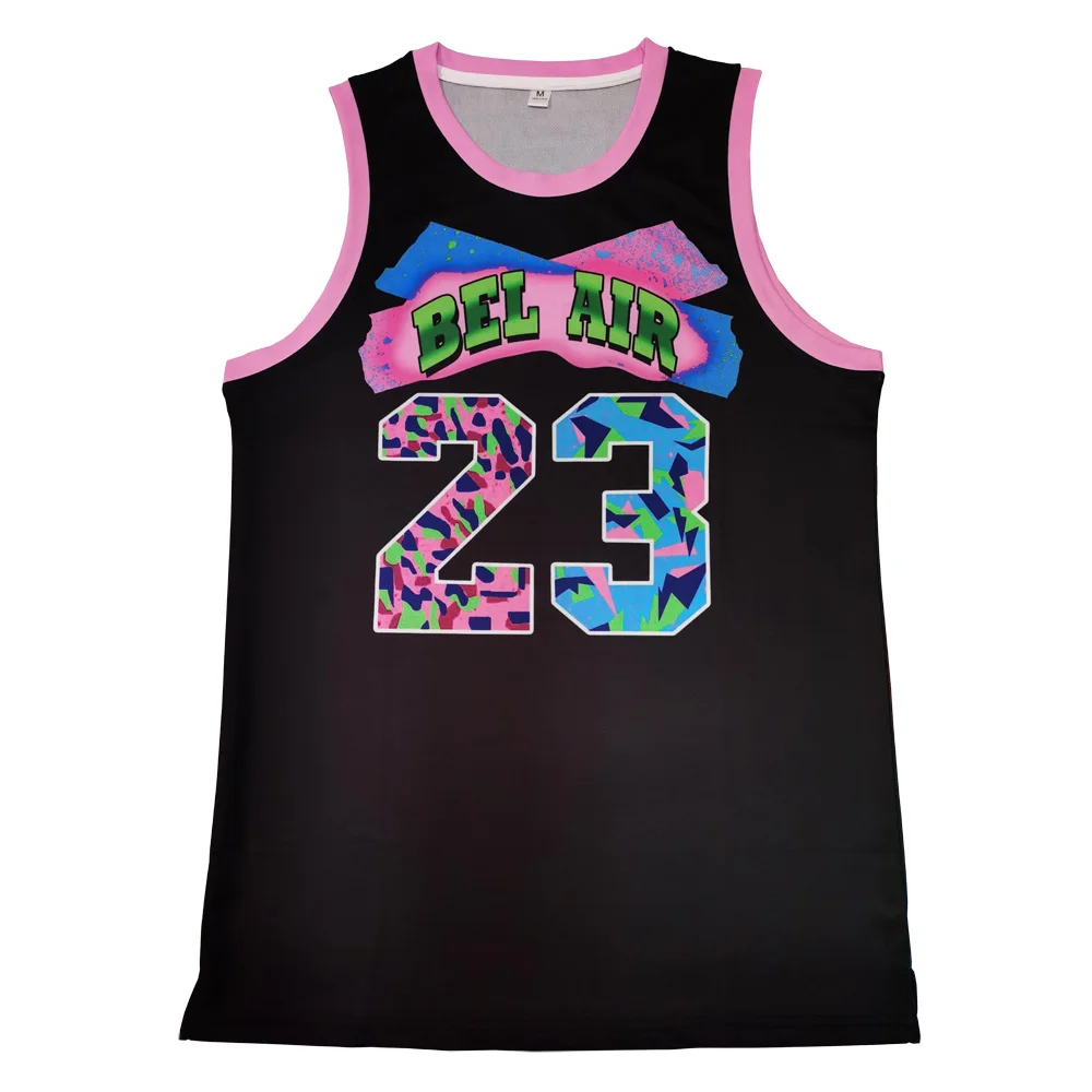 Bel Air #23 Bel Air Academy Colorful Printing Black Man basketball jersey Fast Shipping
Bel Air #23 Bel Air Academy Colorful Printing Black Man basketball jersey Fast Shipping