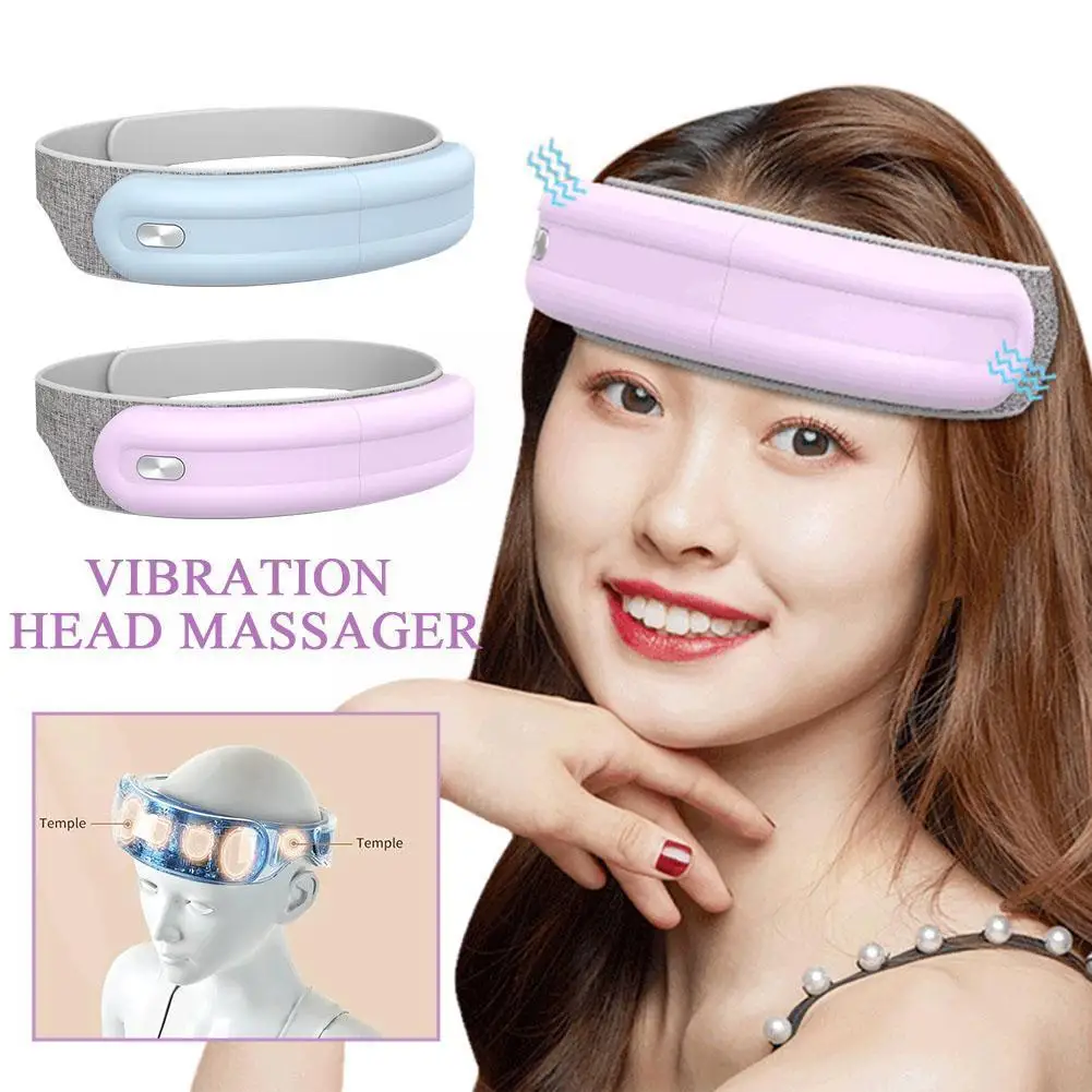 Foldable Head Massager Electric Vbration Head Masajeador Hot Compress Air Pressure Belt Massager for Head Pain Relief Heada S8K6
Foldable Head Massager Electric Vbration Head Masajeador Hot Compress Air Pressure Belt Massager for Head Pain Relief Heada S8K6