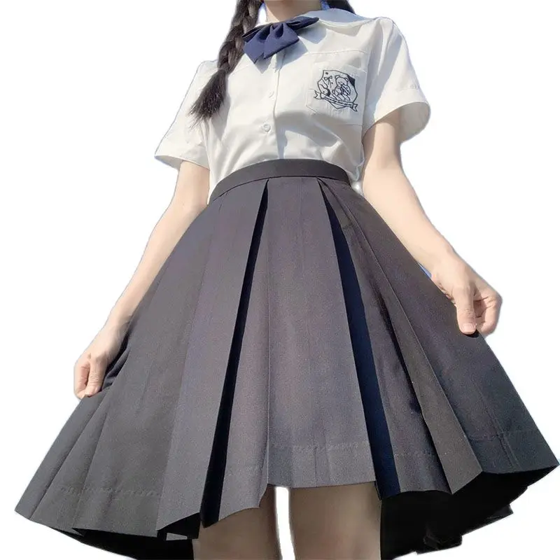 Japanese Basic Box Pleated Orthodox School Supply Zipper Solid Color Ten College Style Skirt
Japanese Basic Box Pleated Orthodox School Supply Zipper Solid Color Ten College Style Skirt