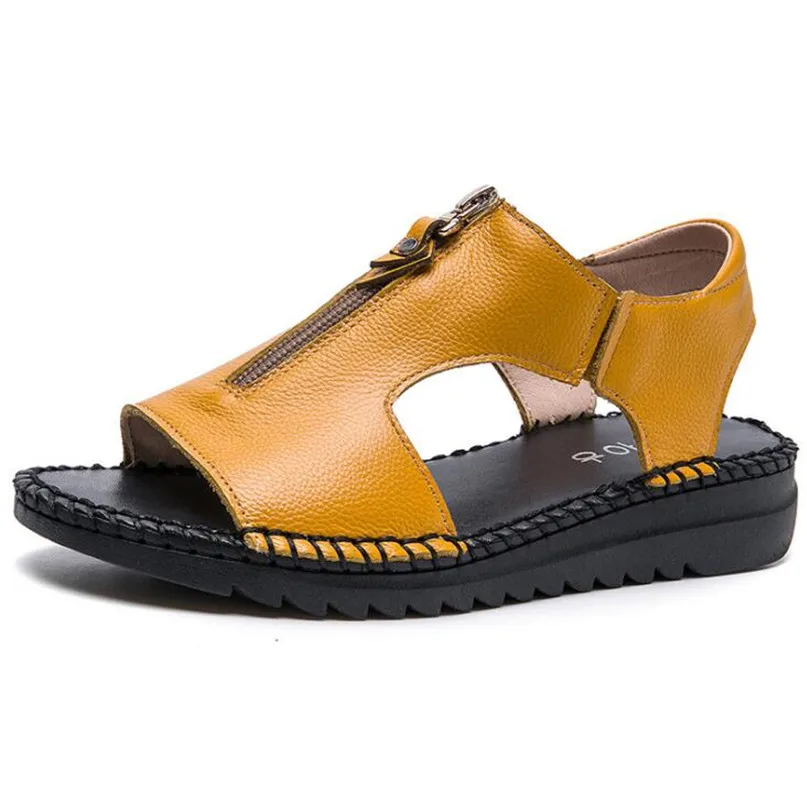 Women's Sandals Summer Genuine Leather Ladies Shoe Sandals Women Flat Heels Female Shoes Size 35-40
Women's Sandals Summer Genuine Leather Ladies Shoe Sandals Women Flat Heels Female Shoes Size 35-40