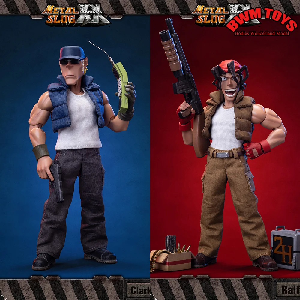 In Stock TUNSHI STUDIO TS-009 TS-010 1/12 Scale METAL SLUG XX RALF JONES CLARK STILL 6'' Full Set Action Figure Doll Toy
In Stock TUNSHI STUDIO TS-009 TS-010 1/12 Scale METAL SLUG XX RALF JONES CLARK STILL 6'' Full Set Action Figure Doll Toy
